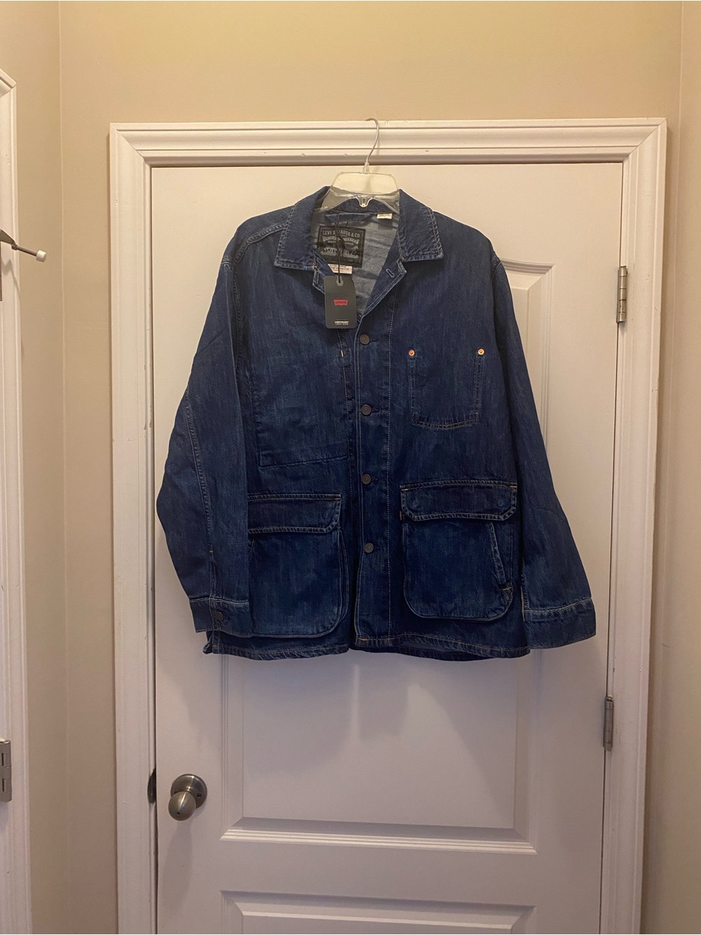Levi's Dark Blue Denim Chore Jacket